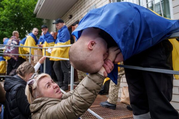 PHOTO COLLECTION: Russia Ukraine POW Exchange … from the Independent Via AP news wire