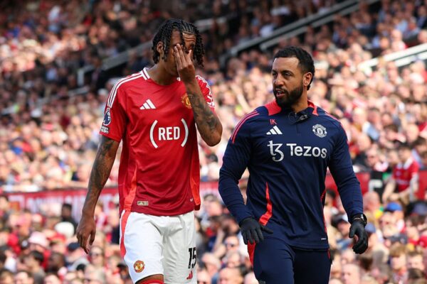 Man Utd handed injury nightmare as Leny Yoro limps off before Europa League final … from the Independent Jamie Braidwood