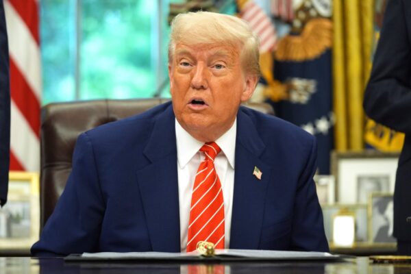 Trump unveils first deal since launching trade war with multi-billion dollar agreement with the UK … from the Independent Ariana Baio