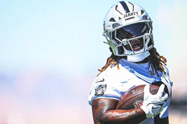 Raiders’ first-rounder Ashton Jeanty practices for first time at rookie camp … from Fox sports