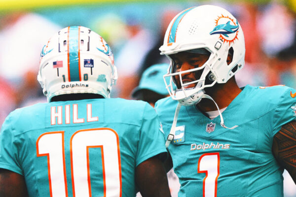Dolphins’ Tyreek Hill names his top-five NFL QBs, Tua Tagovailoa not among them … from Fox sports