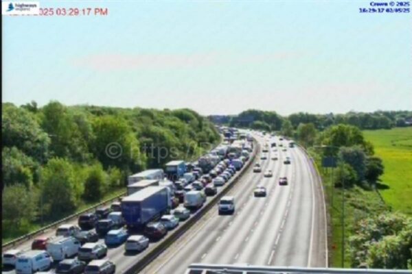 Major M62 traffic delays after multi-vehicle crash before bank holiday rush hour … from the Independent Alex Ross