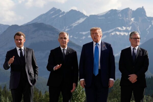 French president shares his view on ‘powerful nations’ using tariffs … from the Independent