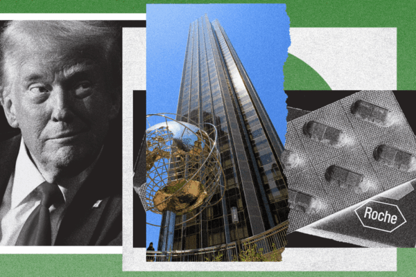 Pharma Giant Roche Hires Trump to Sell Swanky Condo … from Mother Jones Russ Choma