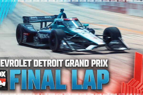 FINAL LAP: Kyle Kirkwood takes checkered flag at Chevrolet Detroit Grand Prix | INDYCAR on FOX … from Fox sports