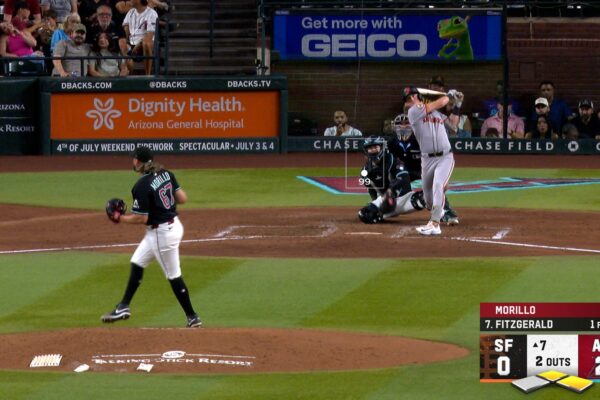Tyler Fitzgerald’s two-run RBI double helps Giants tie game vs. Diamondbacks … from Fox sports