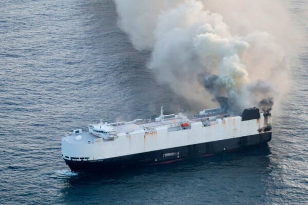 Cargo ship carrying new vehicles to Mexico sinks in the North Pacific weeks after catching fire … from the Independent Mark Thiessen