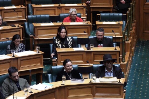 New Zealand Parliament votes for record suspensions of 3 lawmakers who performed Māori haka … from the Independent Charlotte Graham-McLay