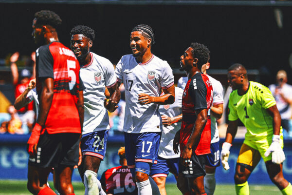 USA rout Trinidad and Tobago 5-0 in Gold Cup opener, snap four-game losing streak … from Fox sports