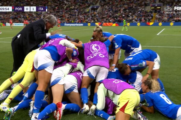 Cristiana Girelli scores, giving Italy the lead over Portugal … from Fox sports