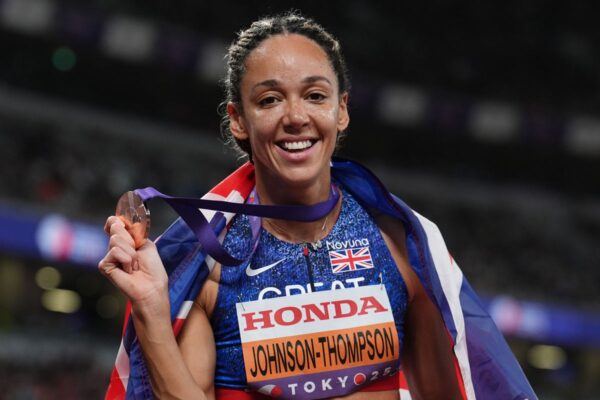 You couldn’t write it – Katarina Johnson-Thompson shares heptathlon bronze … from the Independent Rachel Steinberg