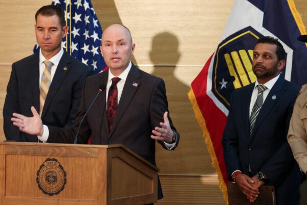 Emotional Utah Gov. Spencer Cox takes over presser on arrest of Charlie Kirk shooting suspect: ‘Log off, touch grass’ … from the Independent Eric Garcia