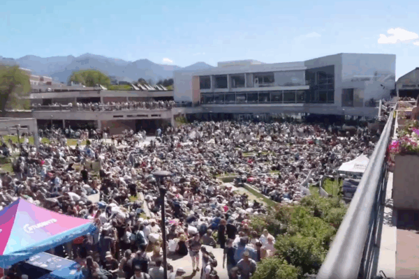 Charlie Kirk shooting: Video captures terror on Utah campus as gunshot heard … from the Independent Luke Reevey