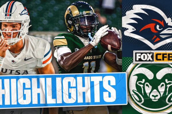 UTSA Roadrunners vs. Colorado State Rams Highlights | FOX College Football … from Fox sports