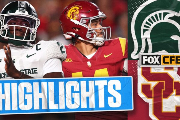 Michigan State Spartans vs. No. 25 USC Trojans Highlights | FOX College Football … from Fox sports