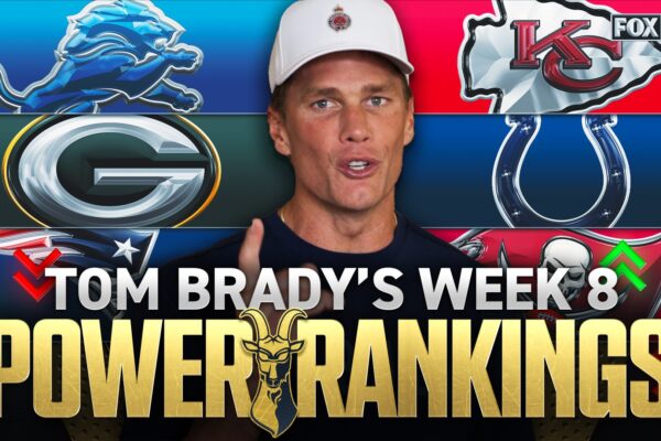 Tom Brady’s Week 8 Power Rankings 🚨 … from Fox sports