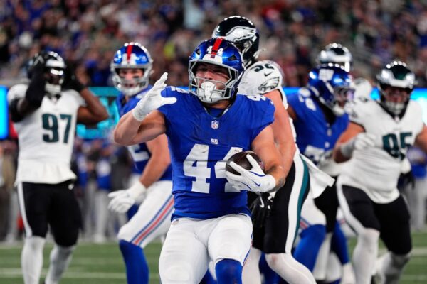 Cam Skattebo scores three touchdowns as New York Giants stun champions … from the Independent Pa Sport Staff