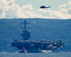 Pentagon deploys top aircraft carrier as Trump militarisation of Caribbean ratchets up from the Guardian Hugo Lowell in Washington
