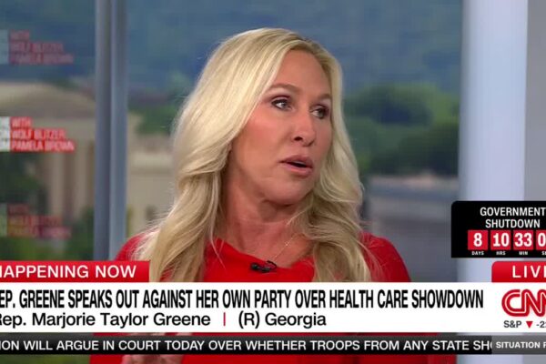 Marjorie Taylor Greene Breaks From Trump Defends ACA Subsidies … from Crooks & Liars John Amato