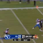 BYU’s Bear Bachmeier passes 27-yard TD to Parker Kingston, taking lead over Iowa State … from Fox sports