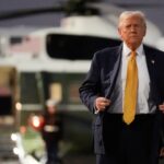The Latest: Air strikes, ICE crackdown and shutdown continue with Trump in Asia … from the Independent The Associated Press