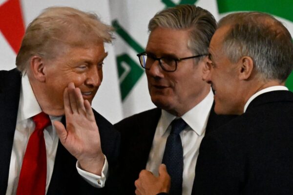 Canada’s prime minister caught on hot mic correcting Trump on his title after US leader’s gaffe … from the Independent Ariana Baio