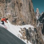 What It’s Like to Ski in the No Fall Zone from Outside magazine Fred Dreier