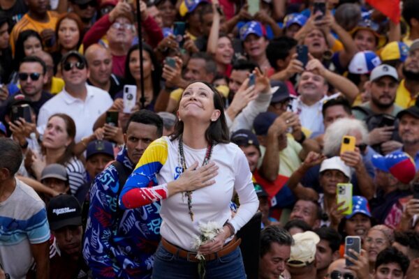 Nobel Peace Prize winner Maria Corina Machado has been an outspoken supporter of Trump … from the Independent Owen Scott