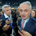 Rob Manfred increasingly confident major leaguers will play in 2028 LA Olympics … from the Independent Ronald Blum