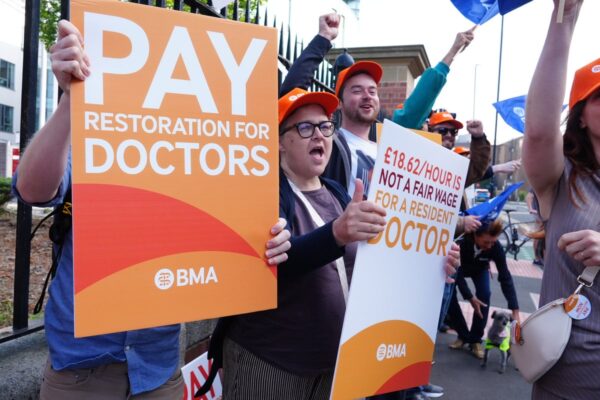 Resident doctors vote for strike action in row over jobs … from the Independent Tara Cobham