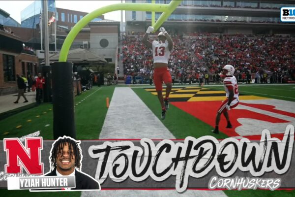 Dylan Raiola’s 64-yard TD to Nyziah Hunter gives Nebraska the lead over Maryland … from Fox sports