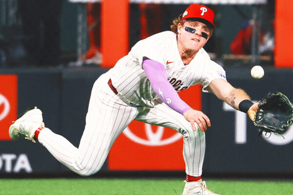 Phillies Without Harrison Bader for Game 2 vs. Dodgers … from Fox sports