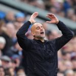 Pep Guardiola not worried that Manchester City have to chase down Arsenal … from the Independent Jonathan Veal
