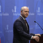 Heritage president backs Tucker Carlson after interview with Holocaust-denier Nick Fuentes from Politico By Lisa Kashinsky