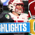 Wisconsin Badgers vs. No. 6 Oregon Ducks Highlights | FOX College Football … from Fox sports