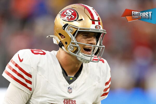 Mac Jones ‘saves’ Kevin Wildes’ career, improves to 3-0 as 49ers QB1 with TNF win vs. Rams | First Things First … from Fox sports