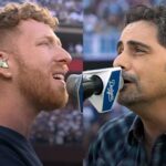 Brad Paisley & JP Saxe perform National Anthems ahead of World Series Game 3 … from Fox sports