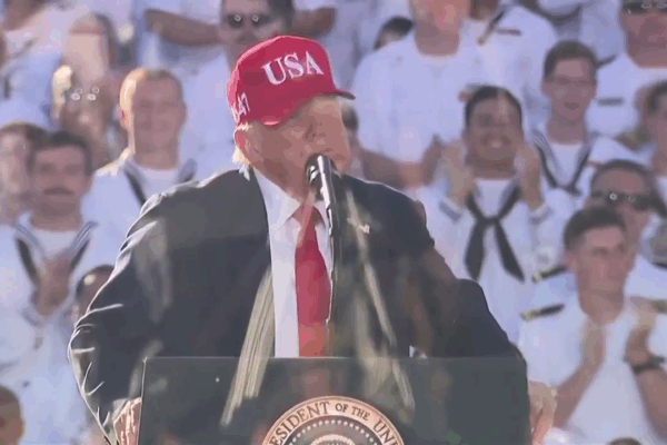 Disgusting Trump Tells Navy He Must  ‘Take Care’ Of Democrat ‘Little Gnats’ … from Crooks & Liars John Amato
