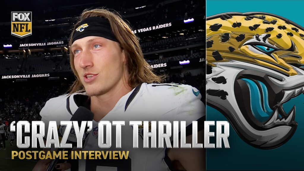 ‘They didn’t disappoint’ 🔥 Trevor Lawrence praises Jags’ Defense after OT Thriller vs. Raiders … from Fox sports