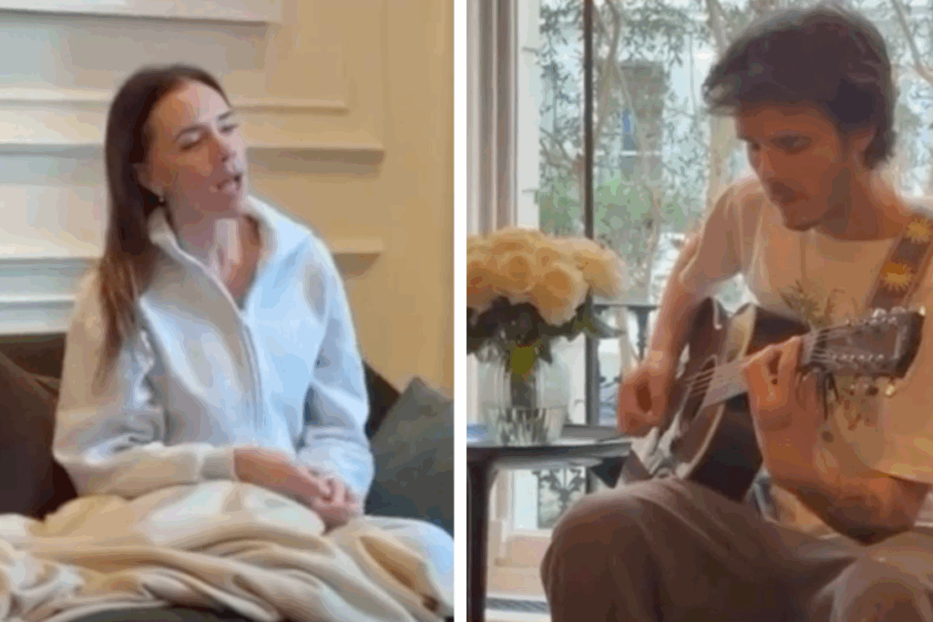 Victoria Beckham gives rare Spice Girls performance with son Cruz … from the Independent Luke Reevey