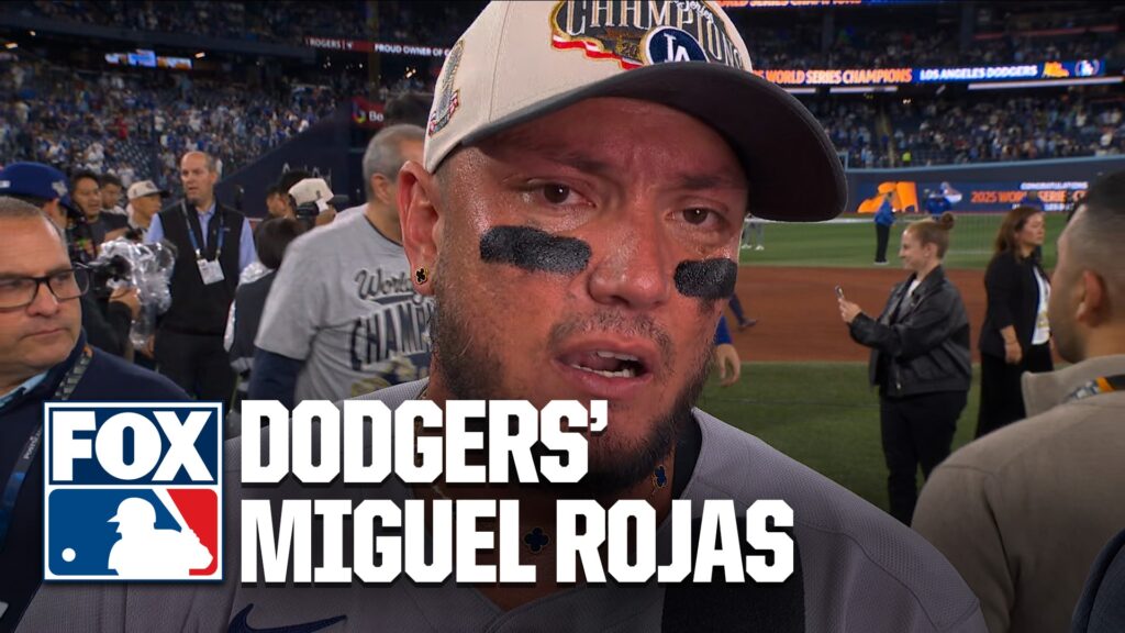 Miguel Rojas gets emotional describing game-tying HR in World Series: ‘Biggest spot in my life’ … from Fox sports
