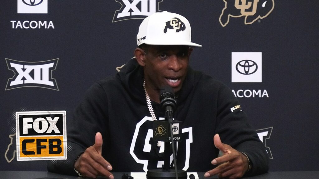 Deion Sanders on last regular season game ahead of Kansas State matchup | FOX College Football … from Fox sports