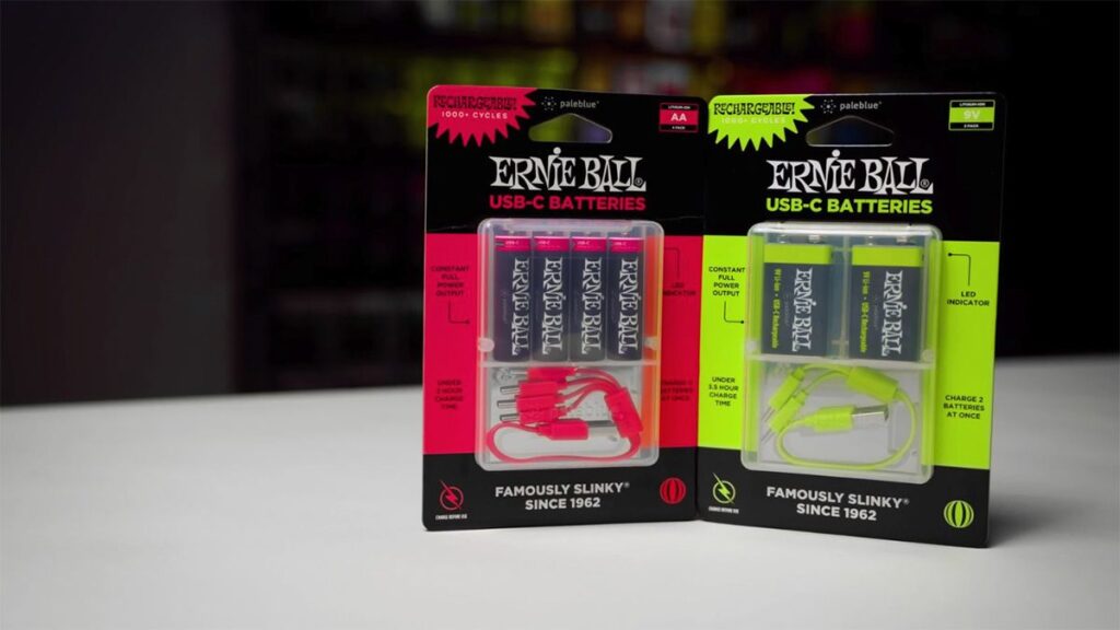 “The only way forward in this industry”: Ernie Ball fights battery waste with new rechargeable AA and 9V batteries that are tailored for effects pedals and active guitars … from Guitarworld janelle.borg@futurenet.com (Janelle Borg)