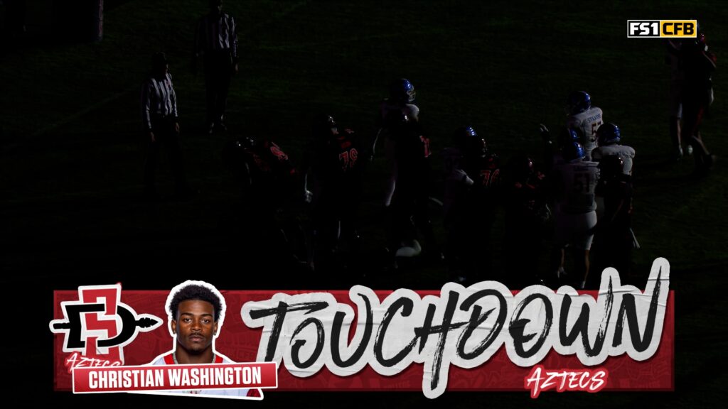 SDSU’s Christian Washington rushes for eight-yard TD, sealing win over SJSU … from Fox sports