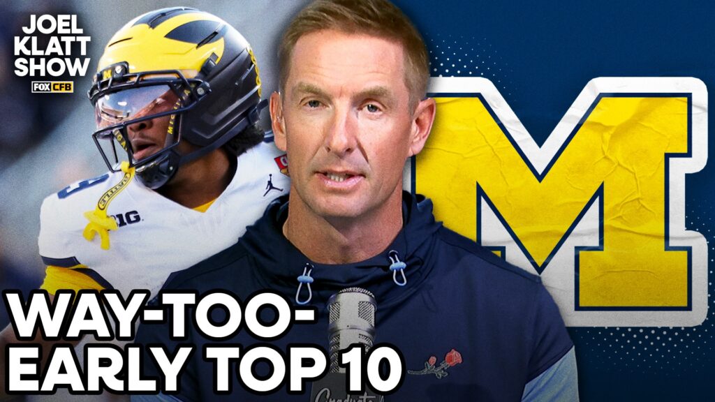 Michigan lands in Joel Klatt’s way-too-early top 10 for 2026 | Joel Klatt Show … from Fox sports