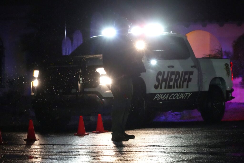 Law enforcement block road near Nancy Guthrie’s home during investigation into her disappearance … from the Independent Ty Oneil